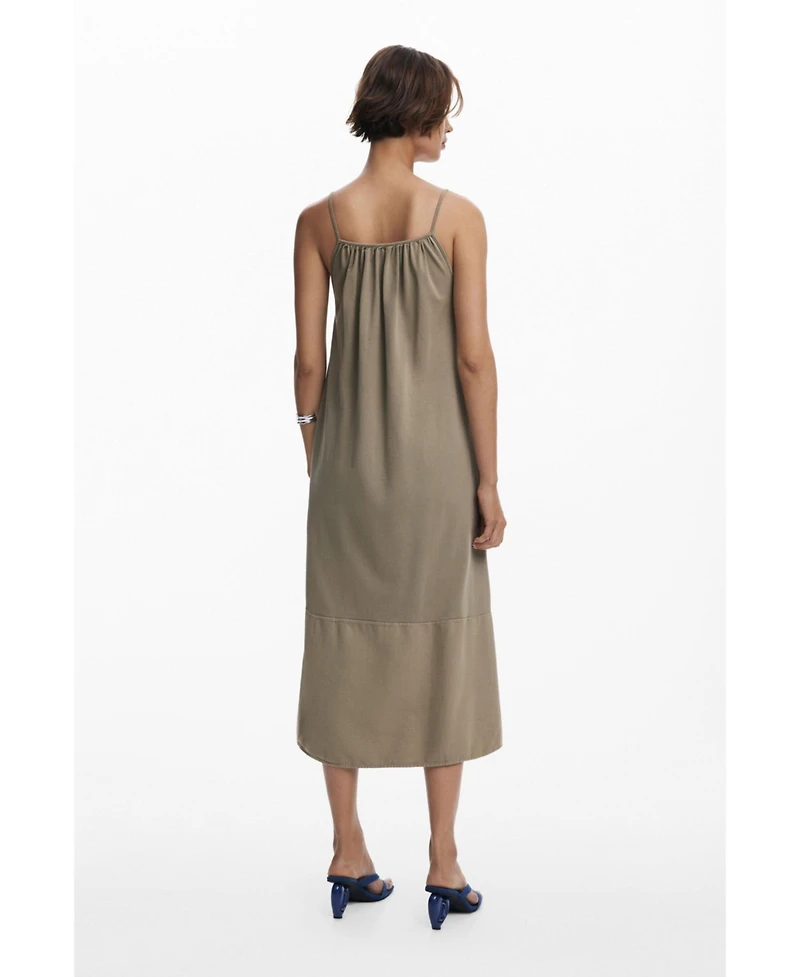 Desigual Women's Straight neckline dress