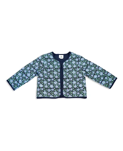 Florence Eiseman Big Girls Floral Print Quilted Jacket