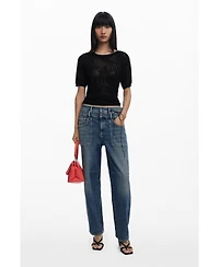 Desigual Women's Openwork knit T-shirt