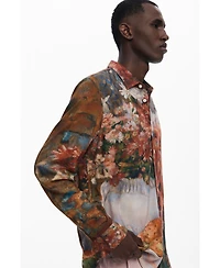 Desigual Men's Long-sleeve checkered shirt
