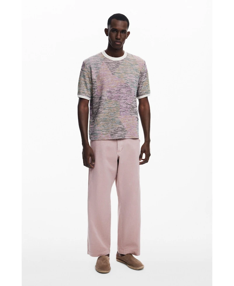 Desigual Men's Heathered short-sleeve T-shirt