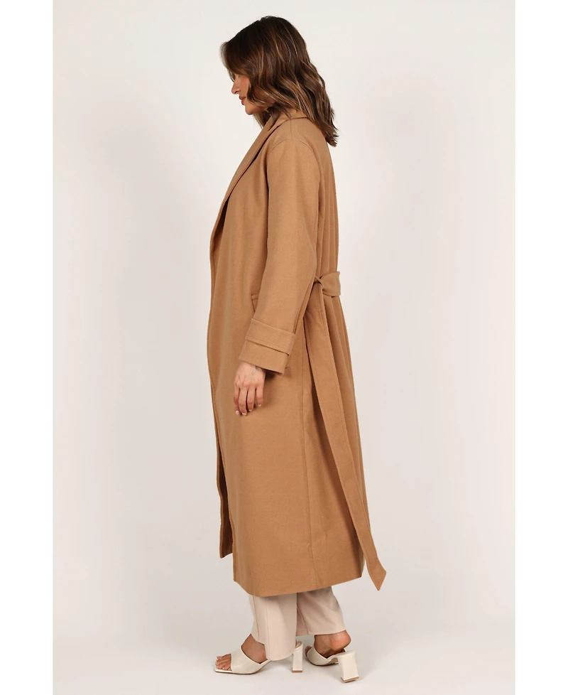 Petal and Pup Women's Emersyn Tie Front Coat