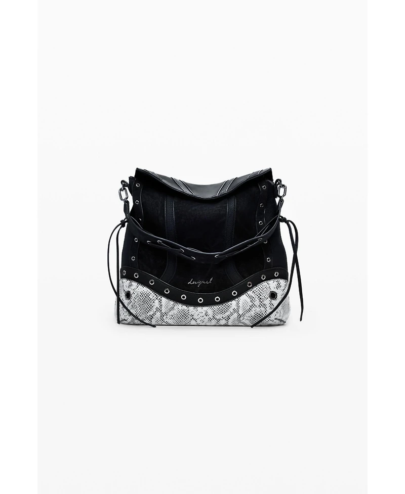 Desigual Women's Medium convertible snake backpack