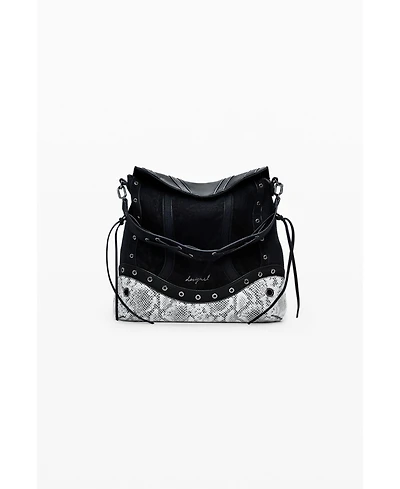 Desigual Women's Medium convertible snake backpack