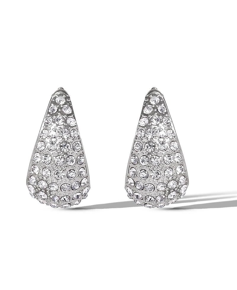 Jessica Simpson Pave Teardrop Clip-On Earrings