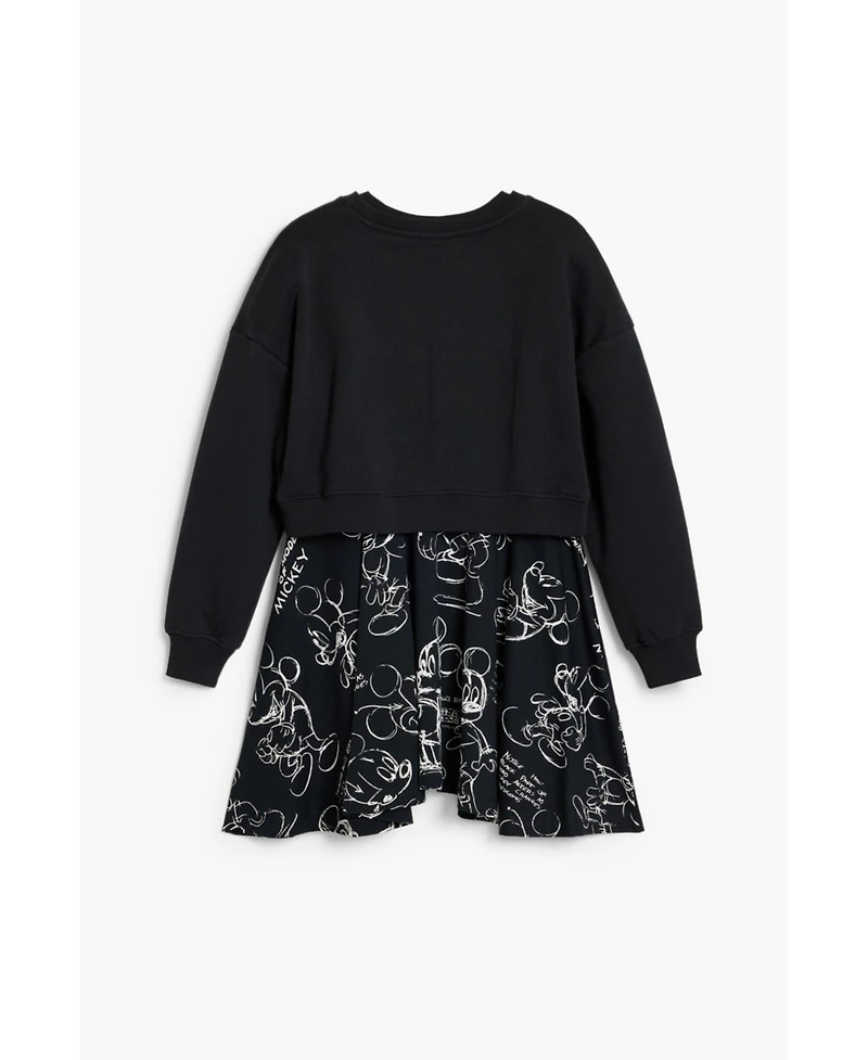 Desigual Girls Girls's 2-in-1 Mickey dress