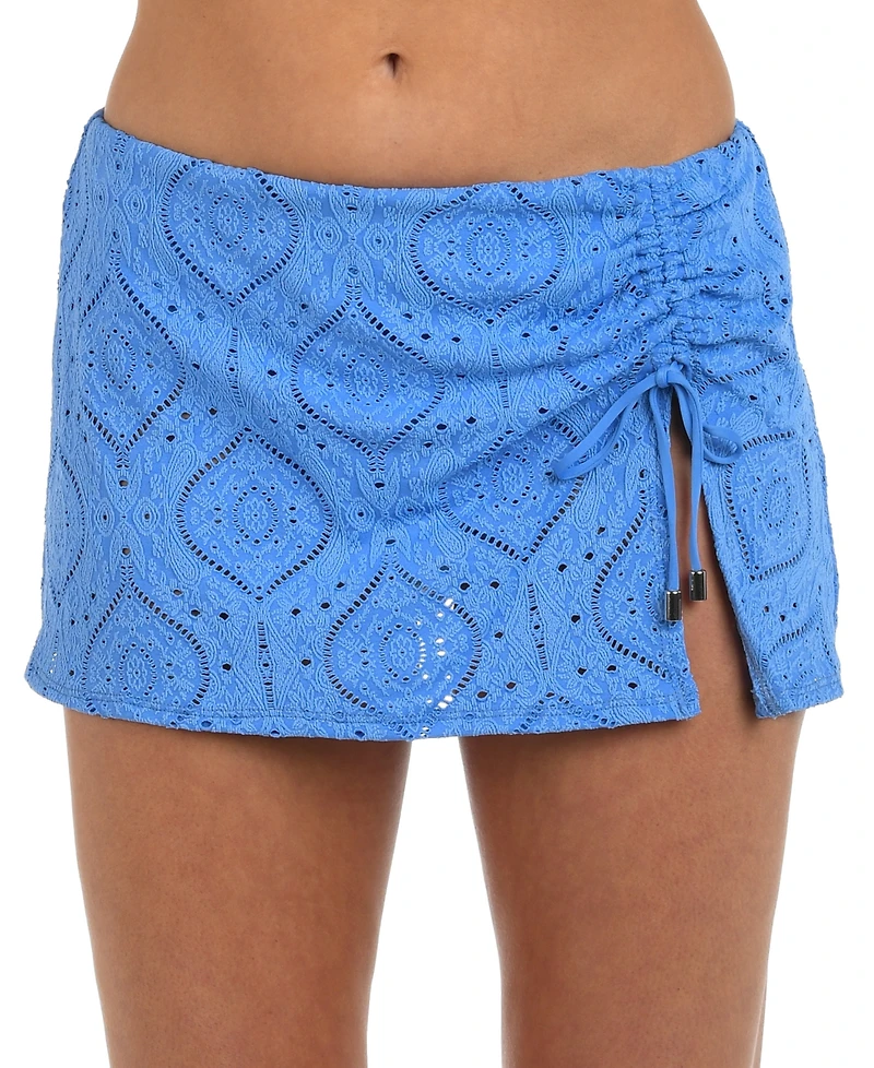 La Blanca Women's Mantra Adjustable Eyelet Tunnel Skirt