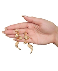 Bcbg Wavy Statement Drop Earrings