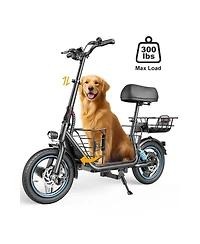 650W Electric Scooter with Seat for Heavy Adults up to 300LB