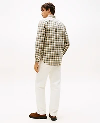 Tommy Hilfiger Men's Heritage Oxford Tartan Long Sleeve Shirt