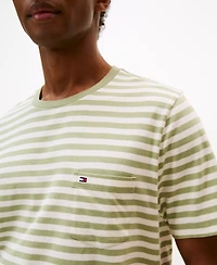 Tommy Hilfiger Men's Regular-Fit Essential Stripe T-Shirt
