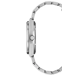 Citizen Eco-Drive Men's Zenshin Silver-Tone Super Titanium Bracelet Watch 39mm
