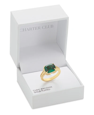 Charter Club Pave & Color Crystal Ring, Exclusively at Macy's