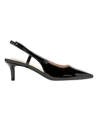 Bandolino Women's Alilac Bow Slingback Kitten Heel Pumps