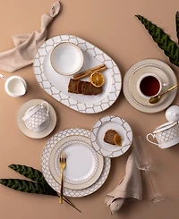 Noritake Eternal Palace Gold Oval Platter, 14"