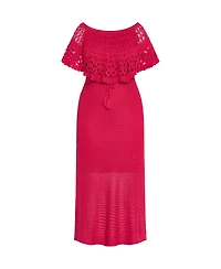 City Chic Women's Callie Crochet Dress
