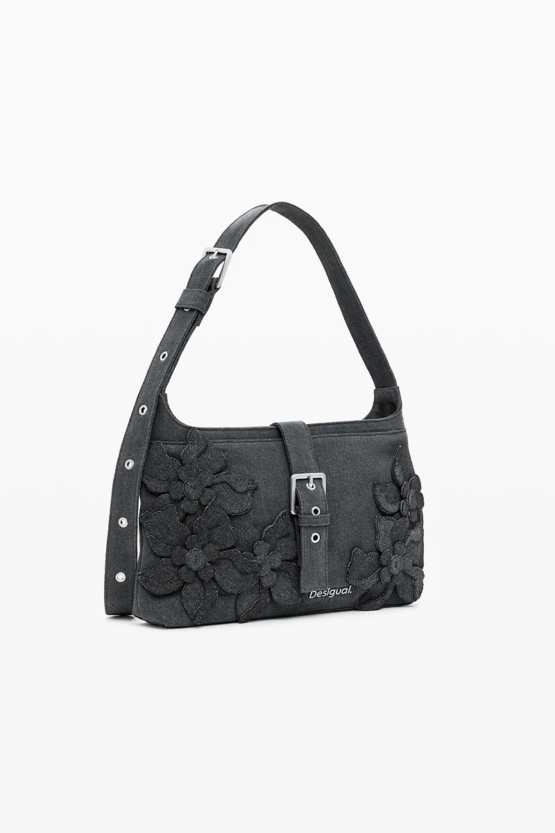 Desigual Women's Medium bag with flower appliques