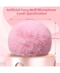 ZealSound Gaming Usb Microphone k66w-us and d65p Furry Cover