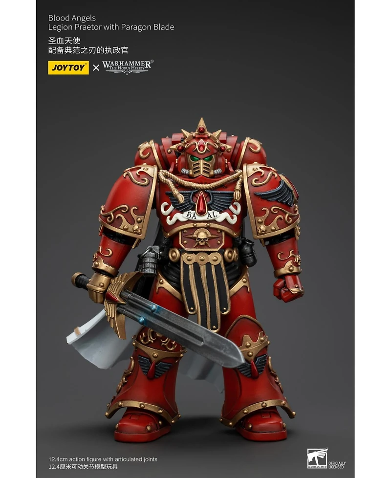 Warhammer Blood Angels Legion Praetor with Paragon Blade 1/18 Scale | Warhammer: The Horus Heresy | Joy Toy