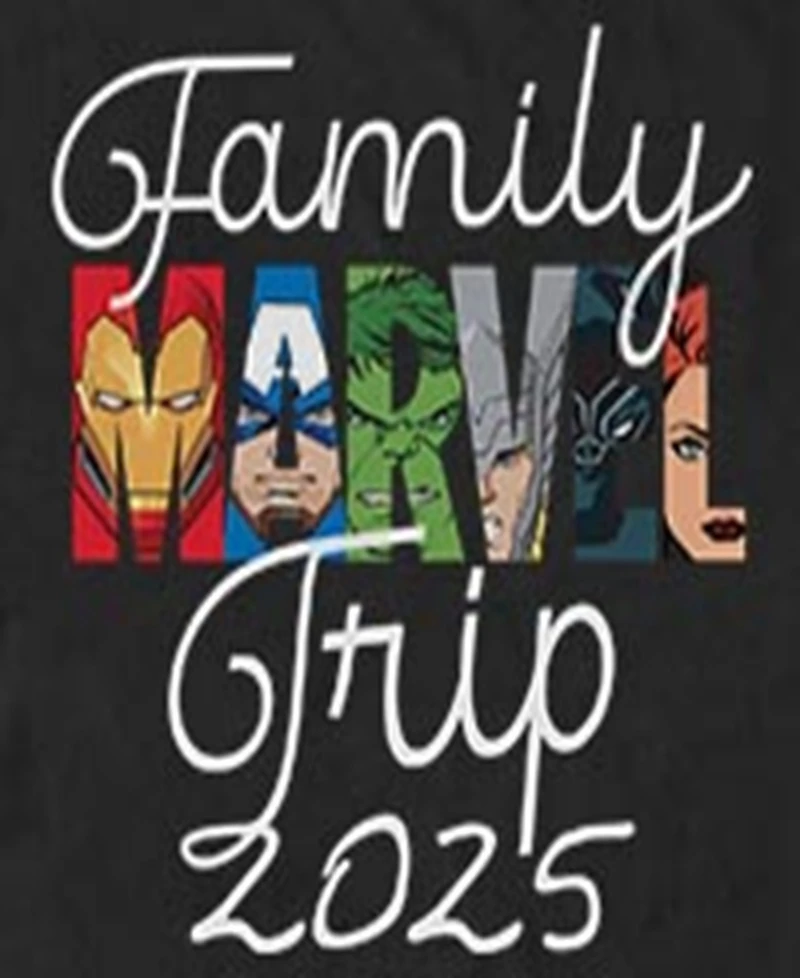Marvel Avengers Men's Family Trip Short Sleeve T-Shirt