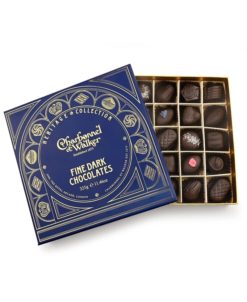 Charbonnel et Walker Heritage Collection Dark Chocolate Selection, 25 Pieces