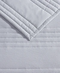 Vera Wang Seersucker Stripe 3-Pc. Quilt Set