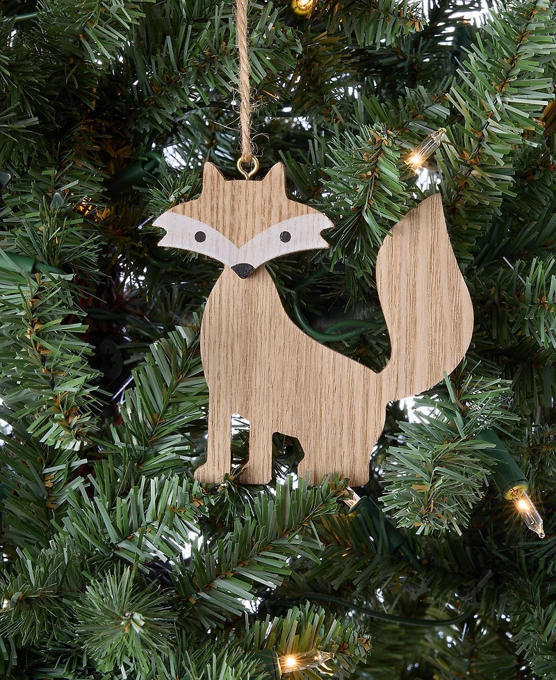 Holiday Lane Nordic Wonderland Fox Ornament, Macy's Exclusive