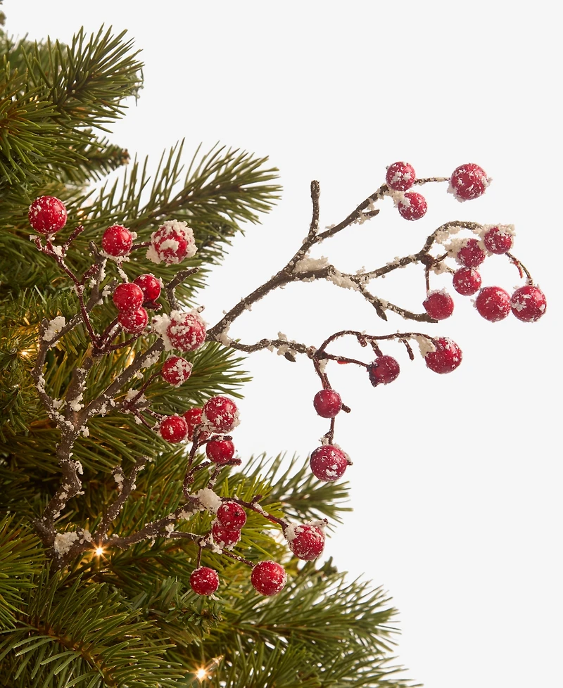 Holiday Lane Nordic Wonderland Red Berry Pick Ornament, Macy's Exclusive