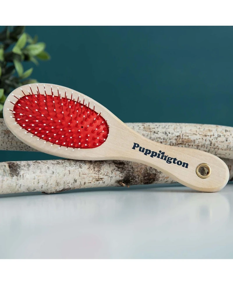 Puppington 2-in-1 Dog Grooming and Deshedding Brush for Small and Large Dogs