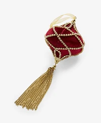 Holiday Lane Berry Tones Red Onion with Tassel Ornament, Macy's Exclusive