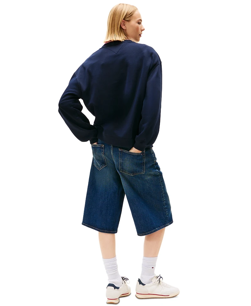 Tommy Jeans Women's Collegiate Crewneck Logo Sweatshirt