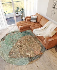Dalyn Boca Washable BO11 8'x8' Round Area Rug