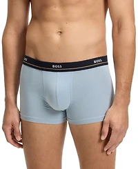 Boss by Hugo Men's Essential 5-Pk. Logo Waistband Trunks