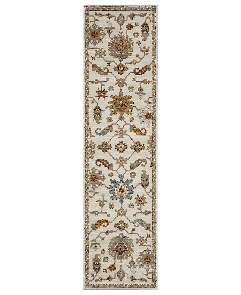 Oriental Weavers Andorra 2419B 2'3"x8' Runner Area Rug