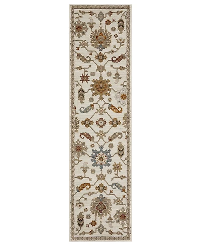 Oriental Weavers Andorra 2419B 2'3"x8' Runner Area Rug