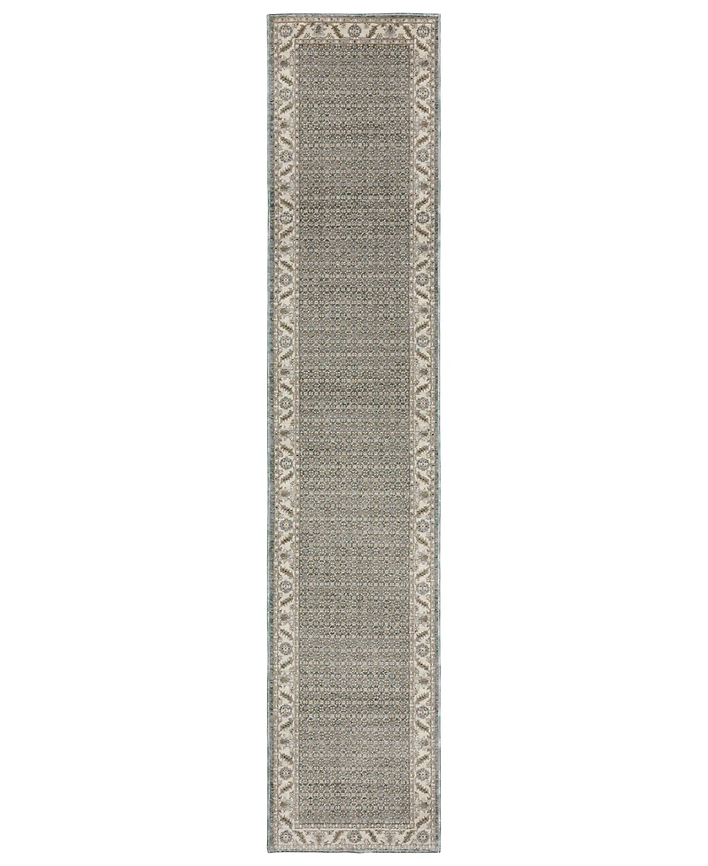 Oriental Weavers Andorra 2429A 2'6"x12' Runner Area Rug