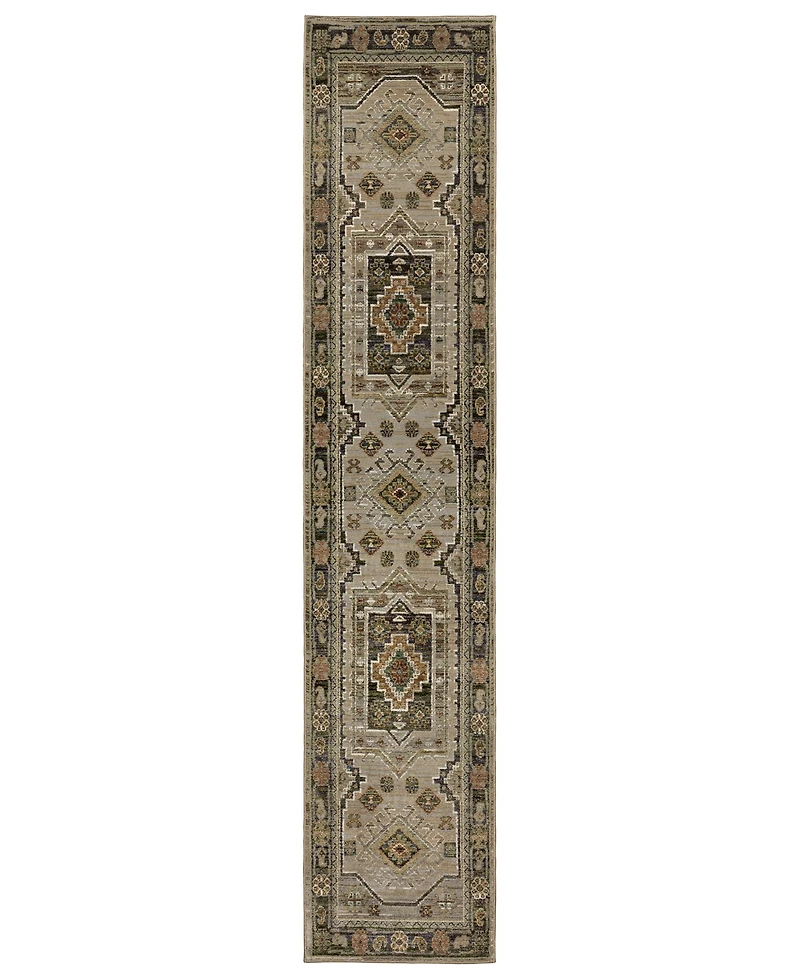 Oriental Weavers Andorra 2442D 2'6"x12' Runner Area Rug