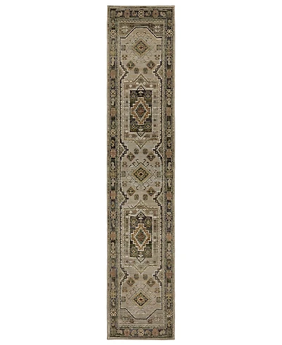 Oriental Weavers Andorra 2442D 2'6"x12' Runner Area Rug