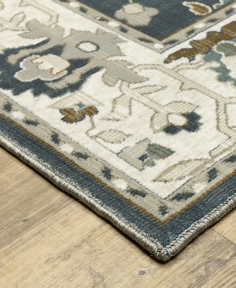 Oriental Weavers Ellington ELL08 2'3"x7'6" Runner Area Rug