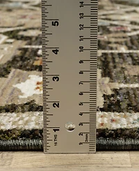 Oriental Weavers Andorra 2396B 2'3"x8' Runner Area Rug