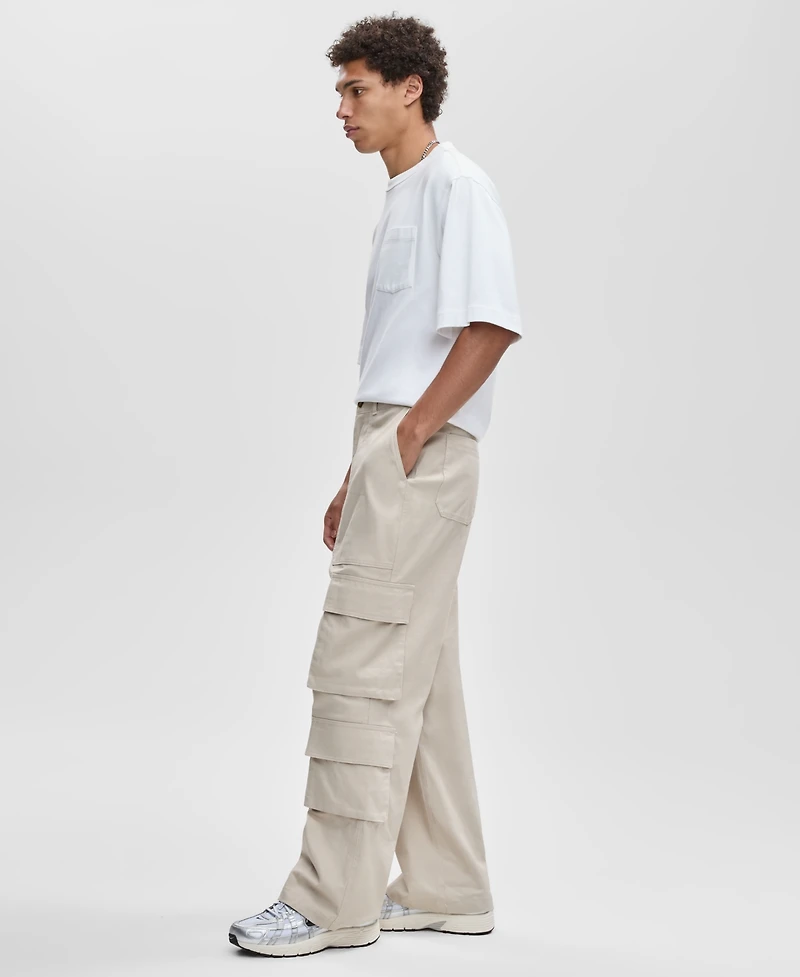 Mode of One Men's Relaxed Canvas Cargo Pants, Macy's Exclusive