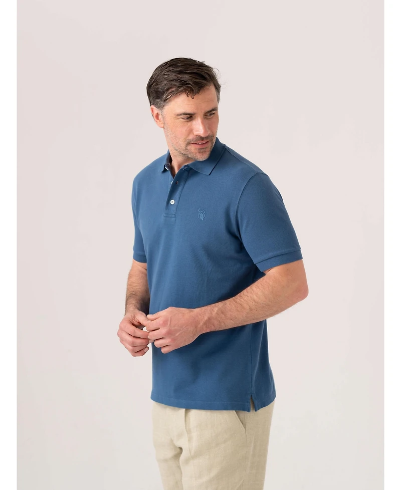 Koy Clothing Men's Short Sleeve Pique Cotton Polo