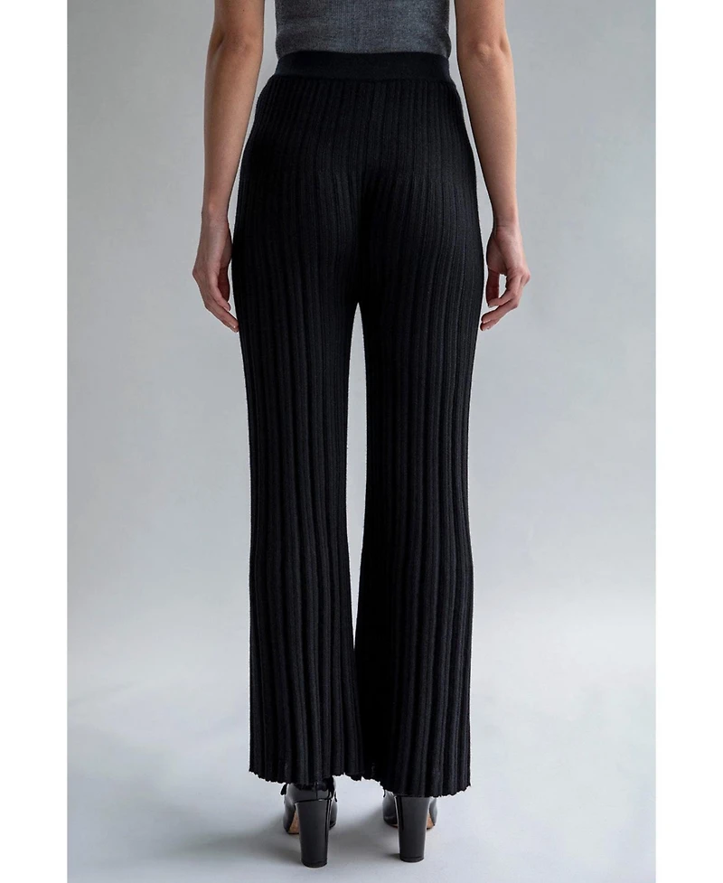 Sskein Women's Marcelle Pleated Knit Trousers
