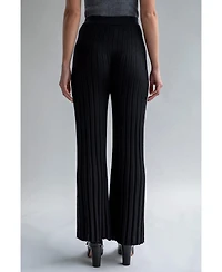 Sskein Women's Marcelle Pleated Knit Trousers