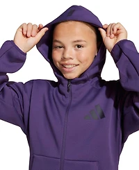 adidas Big Boys Full-Zip Hooded Track Jacket