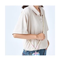 Auramma White Pink Lanyard