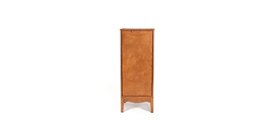 Casainc Modern Bathroom Floor & Linen Cabinet with Adjustable Shelves and Antique Brass Hardware