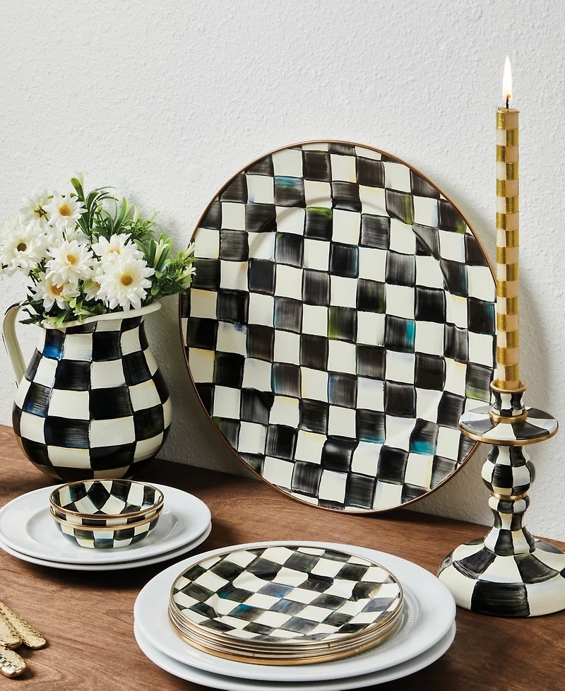 Mackenzie-Childs Courtly Check Serving Platter