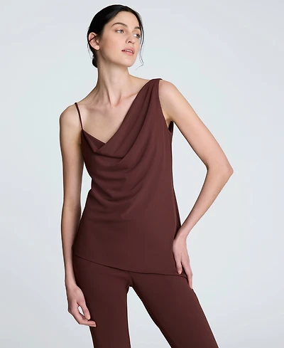 Kenneth Cole Women's Asymmetric Sleeveless Top