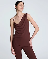 Kenneth Cole Women's Asymmetric Sleeveless Top